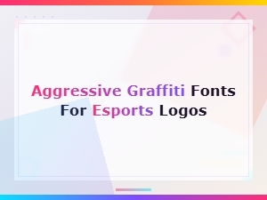 Top Aggressive Graffiti Fonts for Esports Logos and Gaming Teams