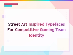 Aggressive Street Art Gaming Fonts for Esports Team Branding