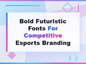 Free Bold Futuristic Esports Fonts for Competitive Branding