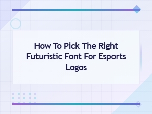 How to Pick the Right Futuristic Font for Esports Logos